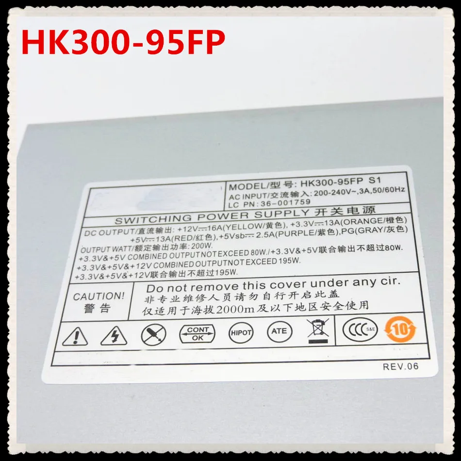 Блок питания B500 B505 B510 железы PC9024 мощность Huntkey HK300-95FP