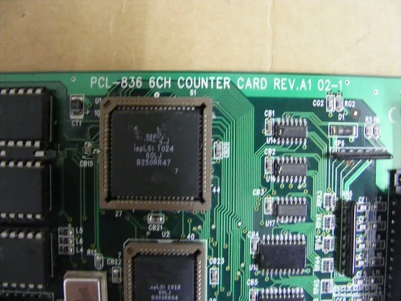 PCL-836 6CH COUNTER CARD REV.A1 02-1 ISA multi-function data acquisition card Good quality | Компьютеры и офис