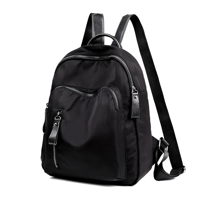 Консервативный Стиль для девочек подростков школьная сумка нейлоновая