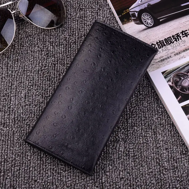 Кошелек мужской винтажный из искусственной кожи двойной 2019|Мужские кошельки| |