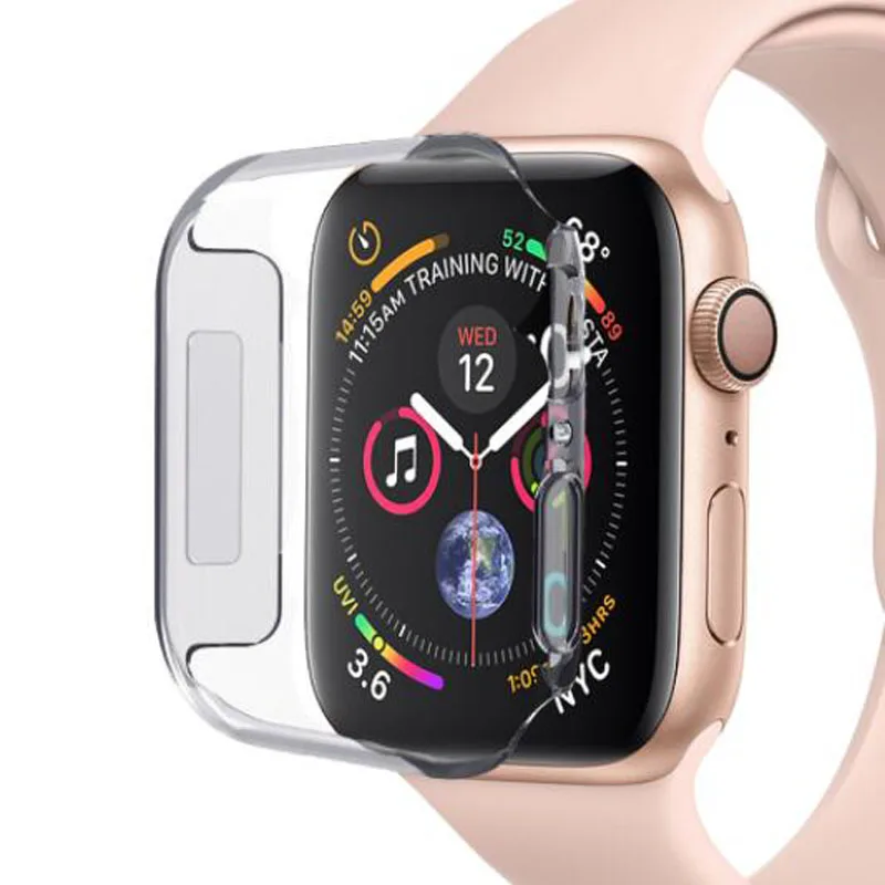 Жесткий защитный чехол из поликарбоната рамка для iwatch Apple Watch серии 2/3/4/5/6/SE 38 мм 42 40