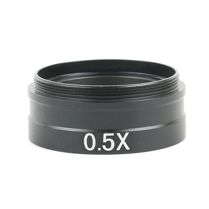 Barlow Auxiliary Glass Lens 0.5X / 2.0X industry microscope Camera Objective lens for 10A C-MOUNT | Инструменты