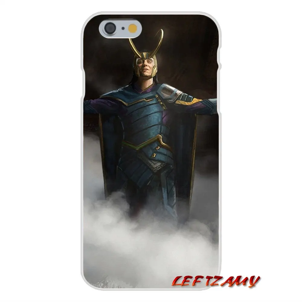 For iPhone X XR XS MAX 4 4S 5 5S 5C SE 6 6S 7 8 Plus ipod touch Accessories Phone Shell Covers Marvel Hero Loki | Мобильные телефоны