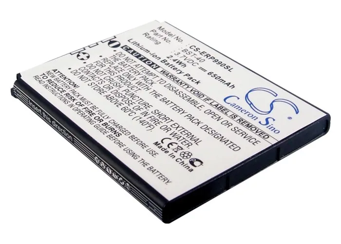 Аккумулятор Cameron Sino на 650 мАч для Sony Ericsson P1 P1c P1i P700i P990 P990i Z555i|Аккумуляторы