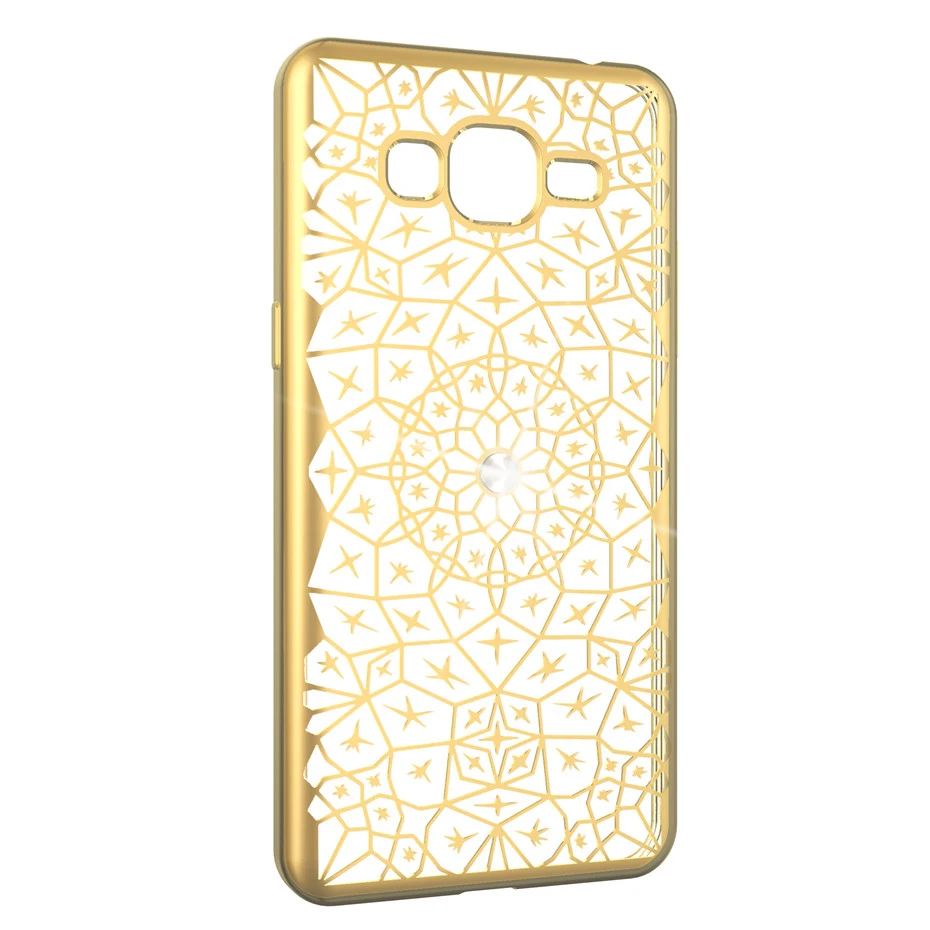 Dagudon мягкий чехол TPU для Samsung Galaxy J2 премьер G532 Роскошные Bling силиконовый Алмазный