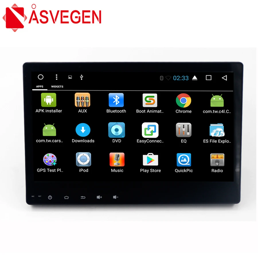 Asvegen 10 2 ''Android 7 1 ГБ + 32 четырехъядерный автомобильный навигатор Bluetooth