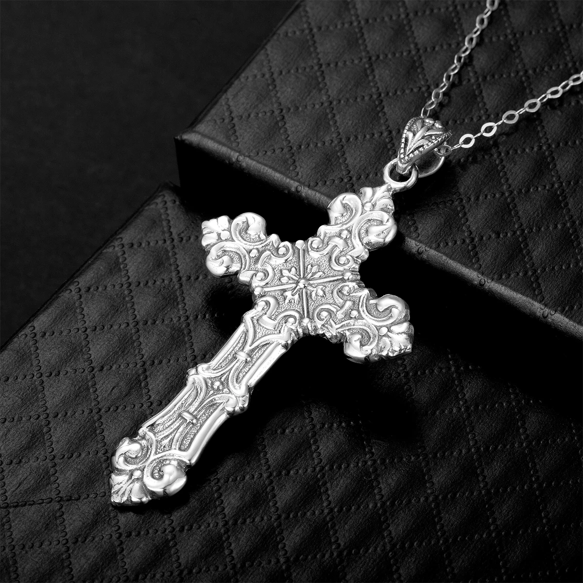 Кулон в виде Креста для мужчин и женщин из серебра 925 пробы|jewelry pendant|jewelry necklace