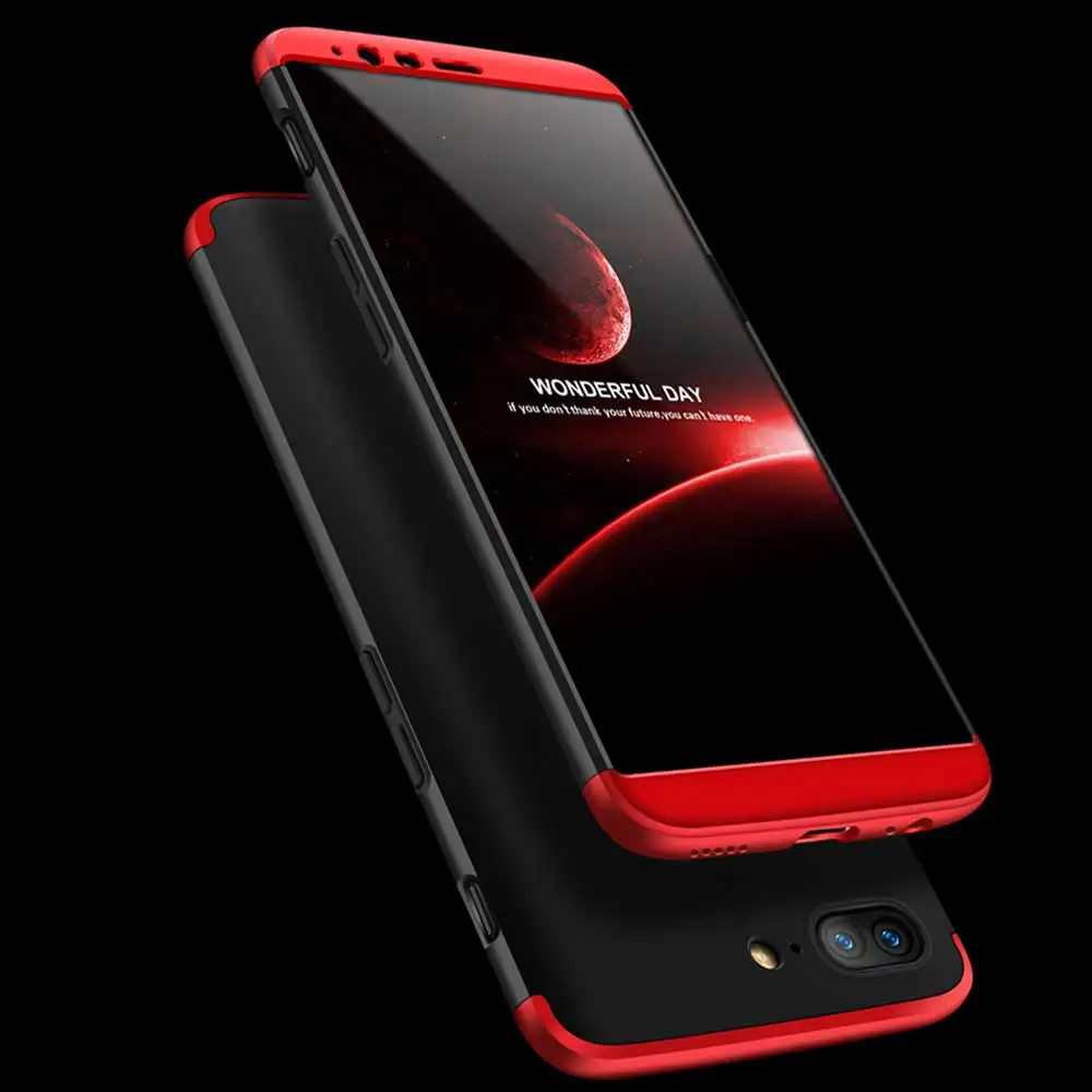 Чехол для Oneplus 6 360 полная защитная оболочка PC матовый Твердый чехол на заднюю