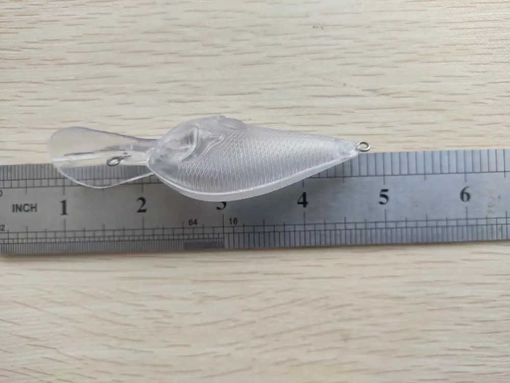 10 шт. Неокрашенная рыболовная приманка тело кренкбейт жесткие приманки Воблер