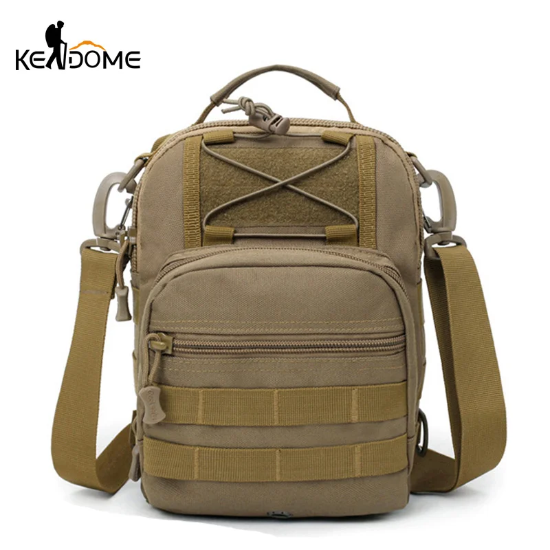 

Men's Molle Military Crossbody Waist Bag Waterproof Tactical Shoulder Bags Outdoor Army Sports Handbag Camping Chest Bag XA463WD