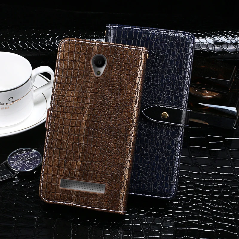 Бумажник с ручным ремнем чехол для Fly IQ4415 Era Style 3 роскошный кожаный откидной