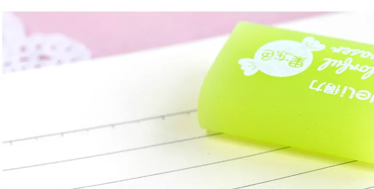 Deli ластик ученик Kawaii красочные Gomas De Borrar Студенческая живопись ластик художественный Рисунок резиновый коррекция письма поставки