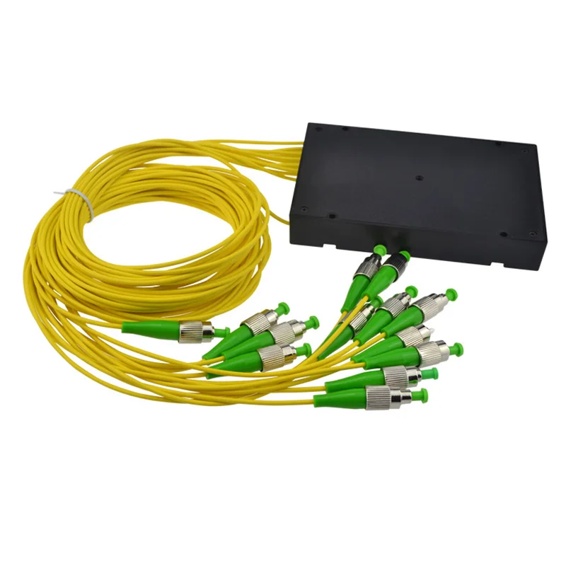 Divisor de Fibra Óptica com fc Conector tipo Planar Caixa Ftth Plc – Waveguide Divisor Ótico Abs 1×16 fc Apc