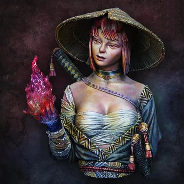 

1/12 ONIBI, Resin Model Bust GK, Fantasy theme, Unassembled and unpainted kit