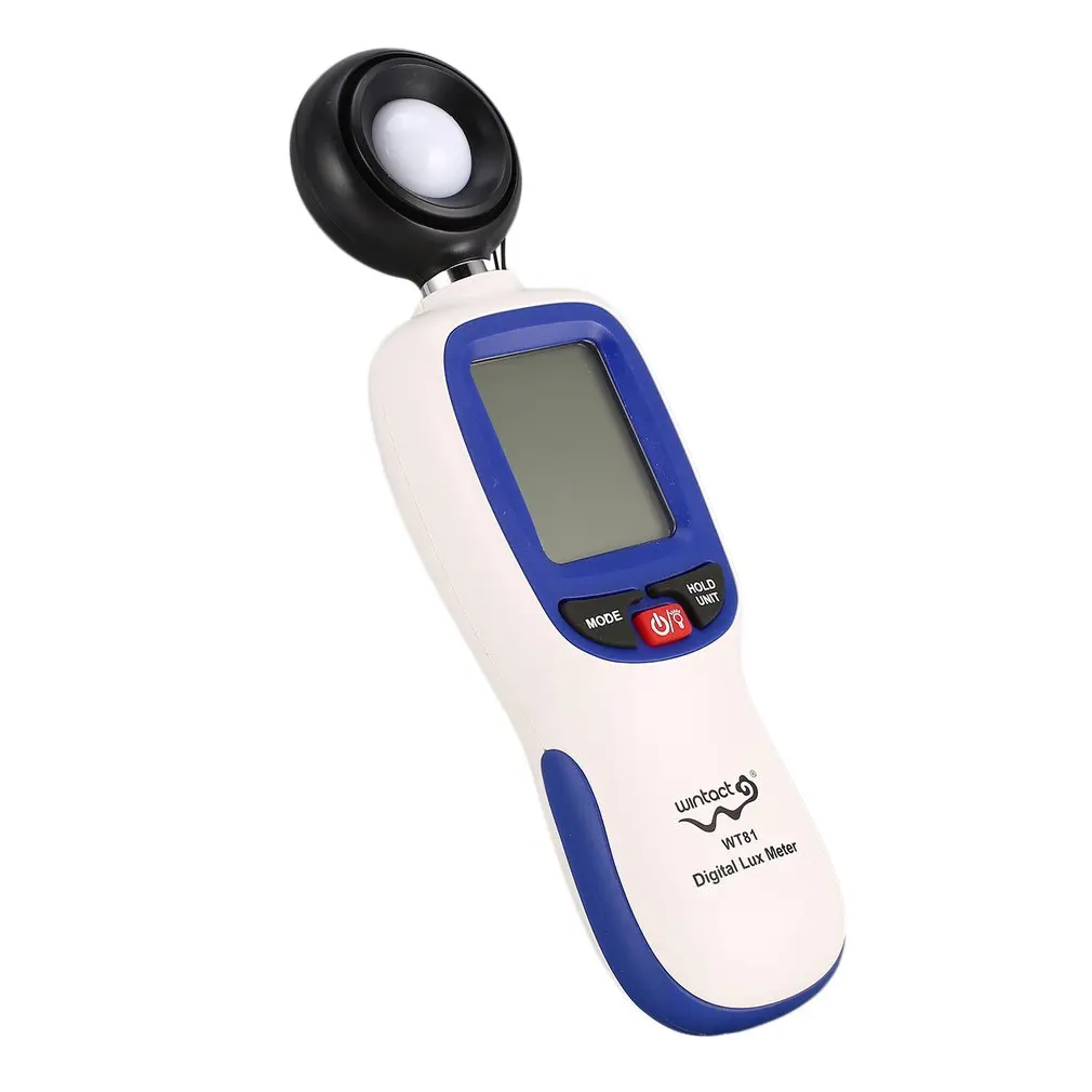 WINTACT WT81B Цифровой Люксметр Bluetooth Мини Измеритель освещенности ручной Lux тестер
