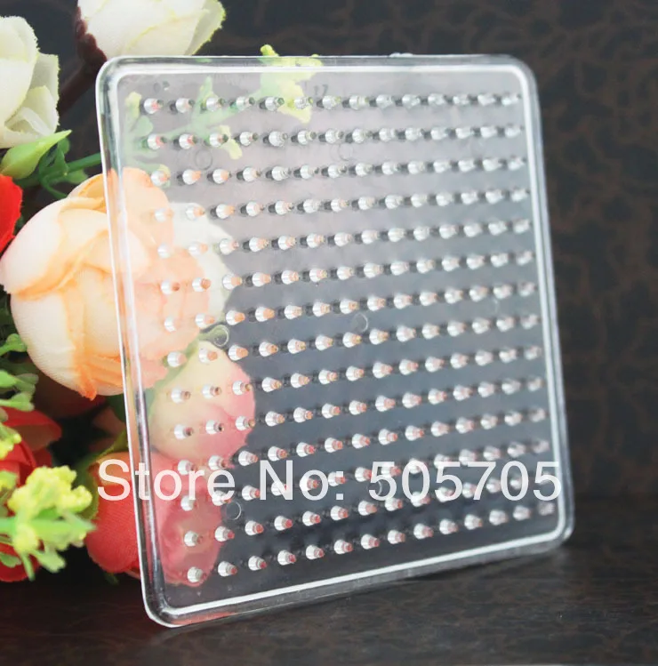 Бесплатная доставка SP03 маленький квадратный pegboards для 5 мм Хама бусины perler DIY