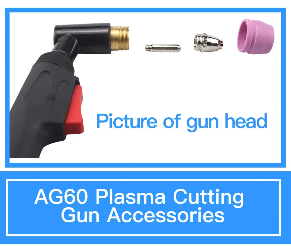 Новое 8 шт. AG60 направляющее кольцо/AG60 плазменный резак аксессуары и направляющее звено AG60 плазменный резак фонарь/сварочные инструменты