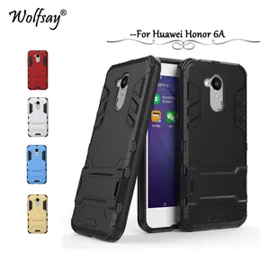 for huawei honor 6a case shockproof robot rubber hard back pc phone case for huawei honor 6a protective cover for huawei honor6a free global shipping
