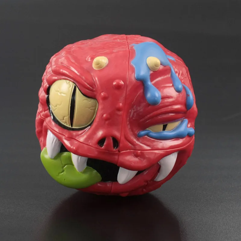 Teeth Crazy Brain 68 мм 2x2x2 головоломка магический скоростной куб Рождественский Хэллоуин ужасный подарок для детей игрушки странные-острые Magico Cubo - Цвет: Teeth