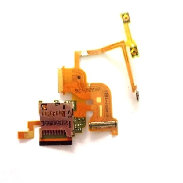 Org Power ON/OFF Switch Flex Cable For Sony xperia ion LT28 LT28i LT28H Volume UP/Down Button &Memory card tray slot cable | Мобильные