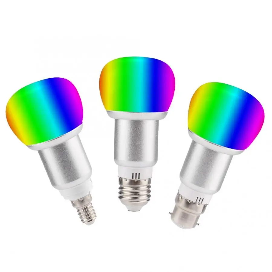 AC 85-265V RGB &amp W 7W LED умная многоцветная Лампа управления Wifi | Лампы и освещение
