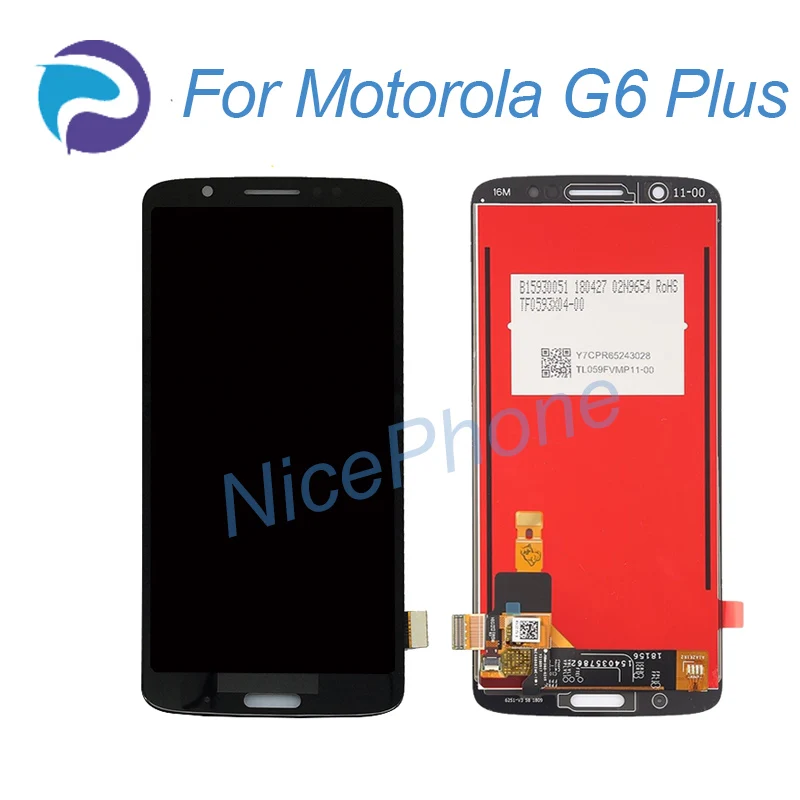 Для Motorola G6 plus ЖК экран Замена сенсорного монтажа для Moto XT1926 lcd|Экраны мобильных