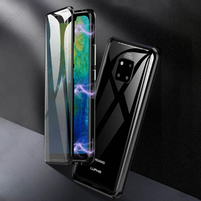 Роскошный чехол из закаленного стекла для телефона, защитный магнит huawei P20 PRO huawei P30 PRO mate 20 pro honor View 20, чехол, противоударный чехол