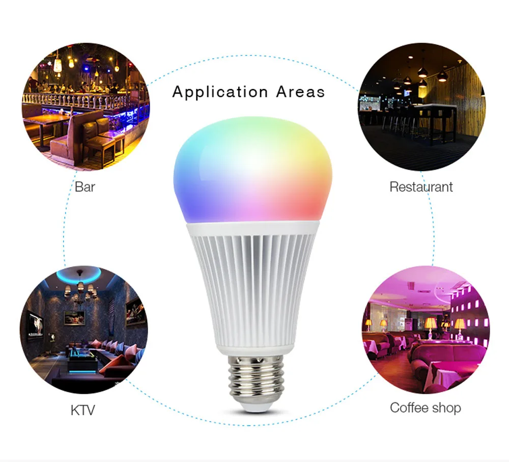 Mi светильник FUTD04 E27 9 Вт DMX512 RGB + CCT светодиодный с дистанционным управлением