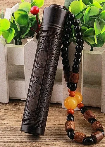 Good Brother Винтажная деревянная воздушная зажигалка с гравировкой фиолетового сандалового дерева, двойная дуговая Электронная зажигалка с зарядкой через usb - Цвет: Good Brother