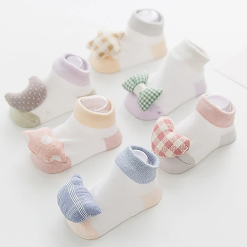 Molanephy Baby Socks Autumn Winter Cartoon Boys Girls Warm Cute Newborn Soft Indoor Floor Non-slip Moon Star 0-24 Month | Детская одежда