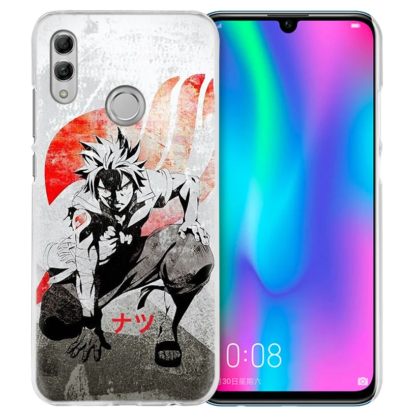 FAIRY TAIL чехол для huawei Honor 8X Y9 9 10 Lite Play 7C 8C 8S 8A фотоаппаратов моментальной печати 7S 7A Pro V20 20i Y6 Y7 Y5 жесткий чехол с рисунком из аниме чехол для телефона Capa