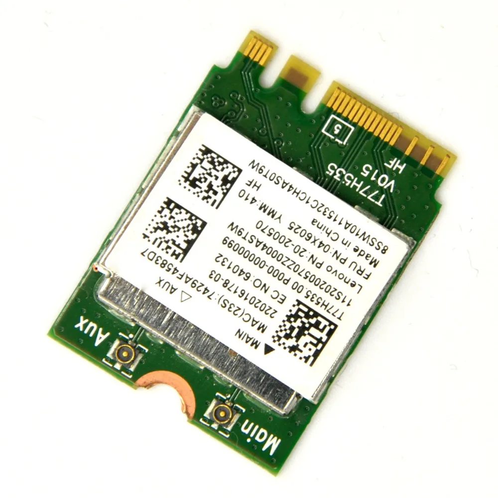 Realtek RTL8723BE 300 Мбит/с 802.11n M2 NGFF беспроводная карта Mini PCI E WiFi адаптер + Bluetooth 4 0 для Lenovo - Фото №1