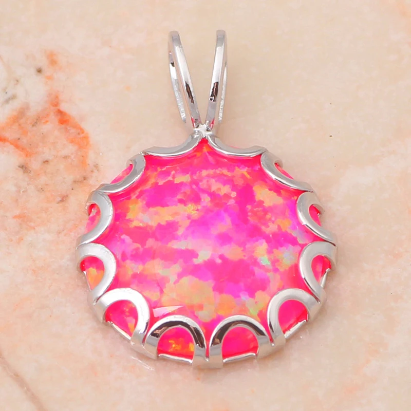 Специальные ювелирные изделия из красного огненного опала стильные серебряные