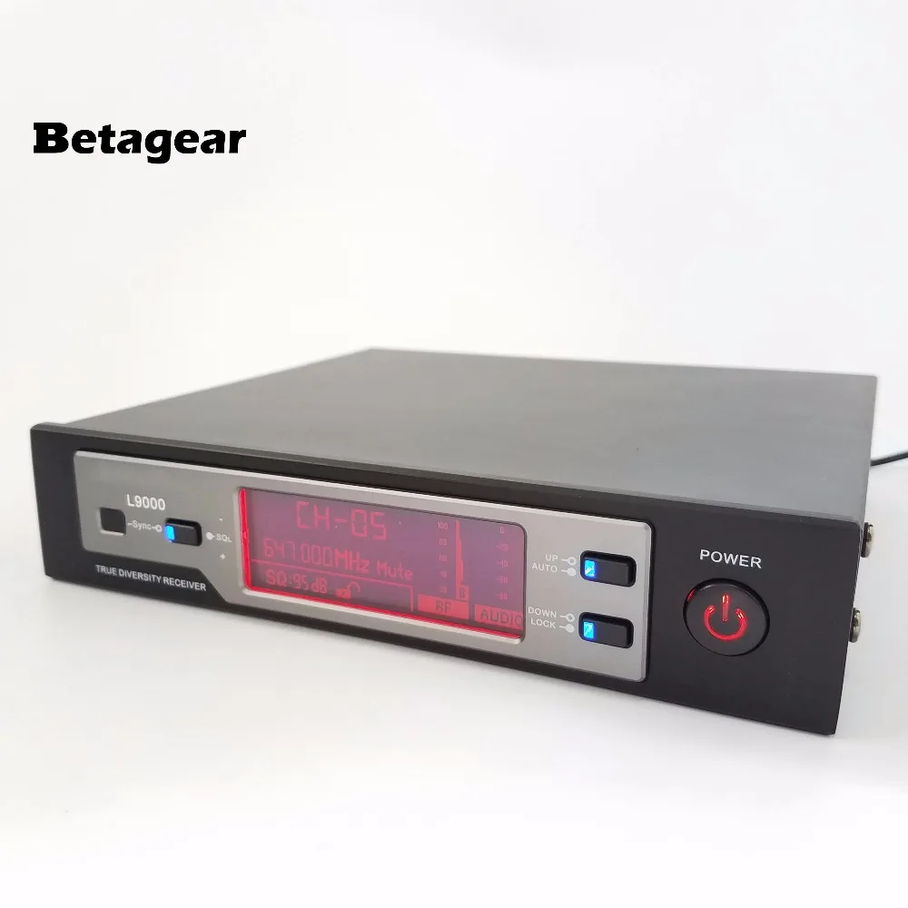 Betagear Super skm9100 615-655 МГц беспроводной микрофон вокальный Настоящее разнообразие микрофон профессиональный mikrofon цифровой микрофон для сцены