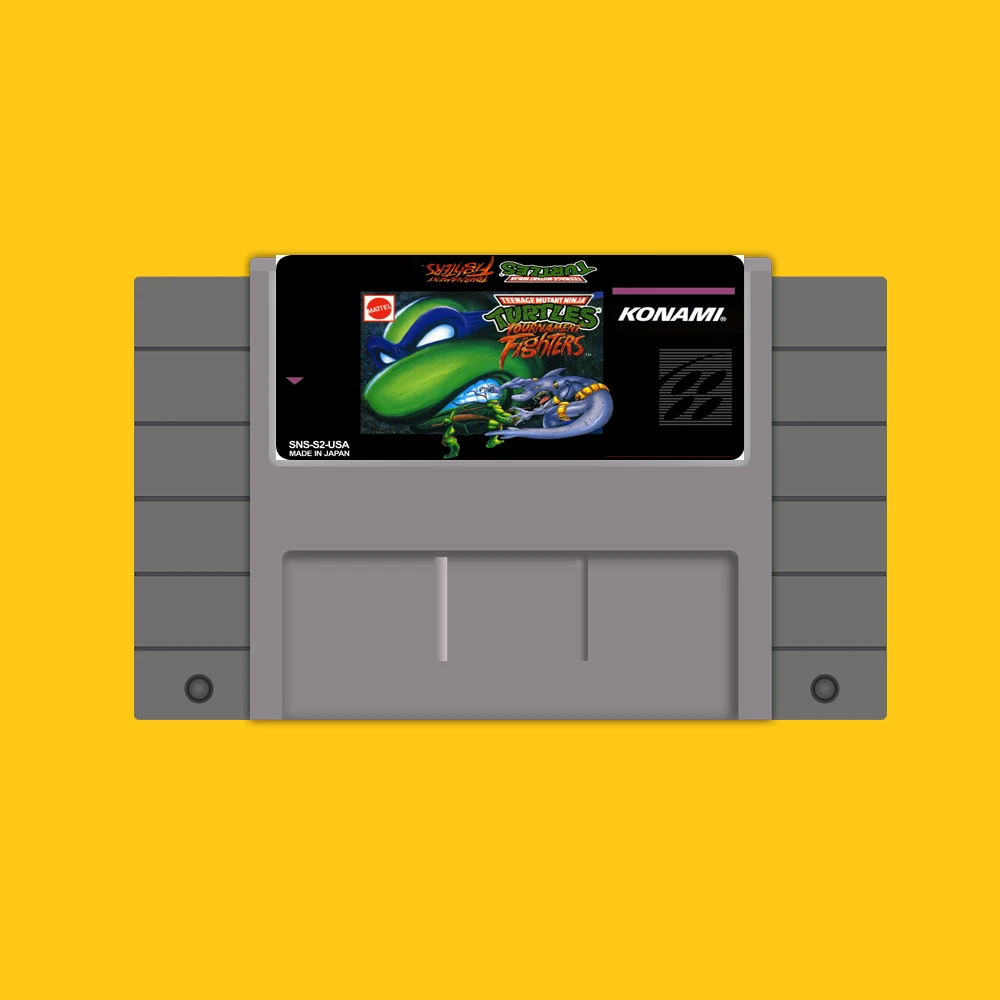 Хит продаж 46 Pin 16 бит игровой картридж NTSC-TMNT-Tournament Fighters | Электроника