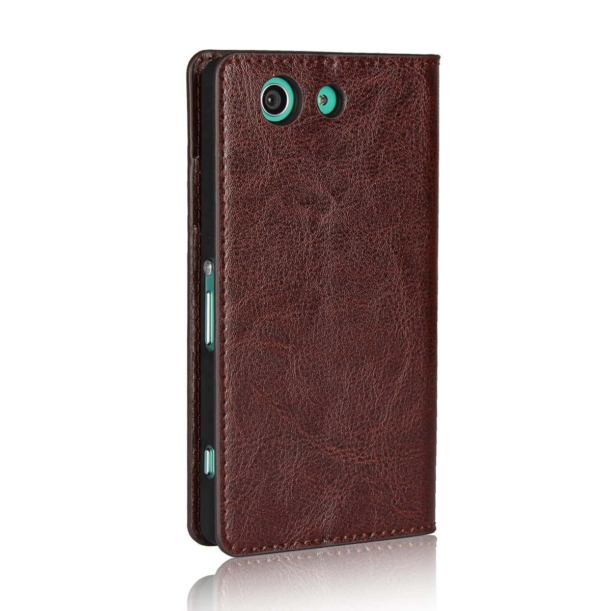 Роскошный чехол-кошелек Z3 Compact bag для Sony Xperia D5833 Премиум кожаный чехол откидной