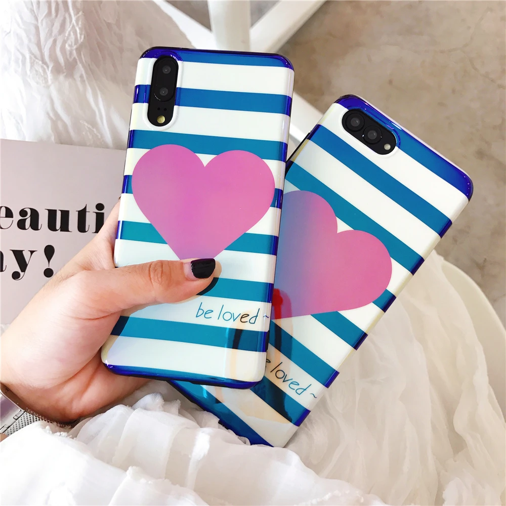 Мультфильм зебра узор сердце любовь чехол для телефона Huawei Mate 10 P20 Pro Nova 2 S Honor 9