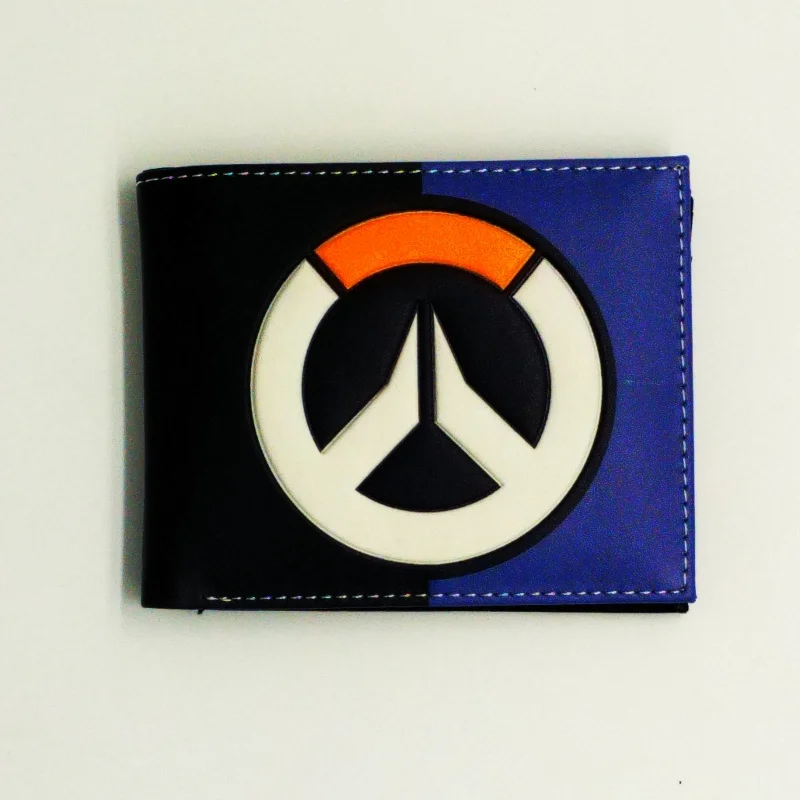 Новый 3d тиснение overwatch игровое сцепление мужской бумажник Мультфильм комиксов