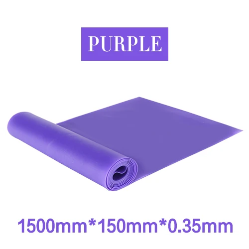 Purple Резиновые петли фитнес тренировка силы оборудования эластичные Эспандеры Пилатес гимнастика Спорт Йога Кроссфит тренировки растяжка - Цвет: Purple