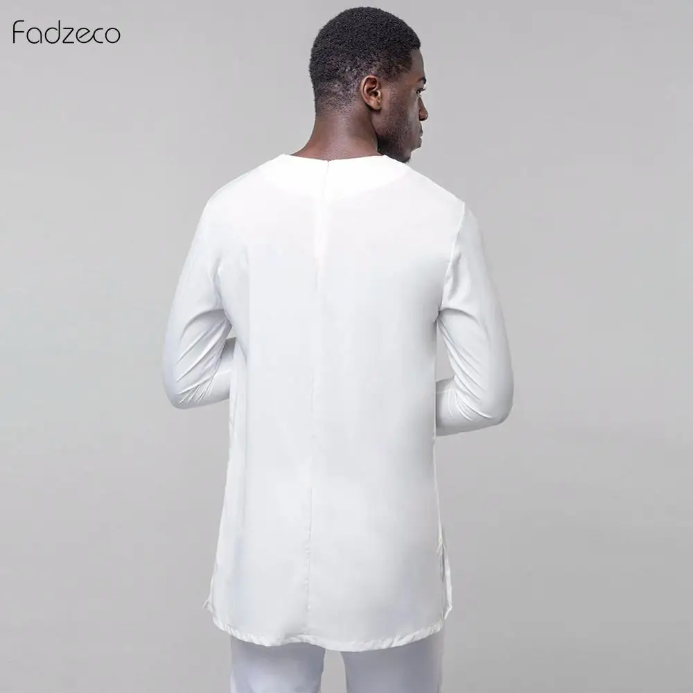 Fadzeco 2019 модная летняя мужская африканская одежда Дашики с принтом базин богатый