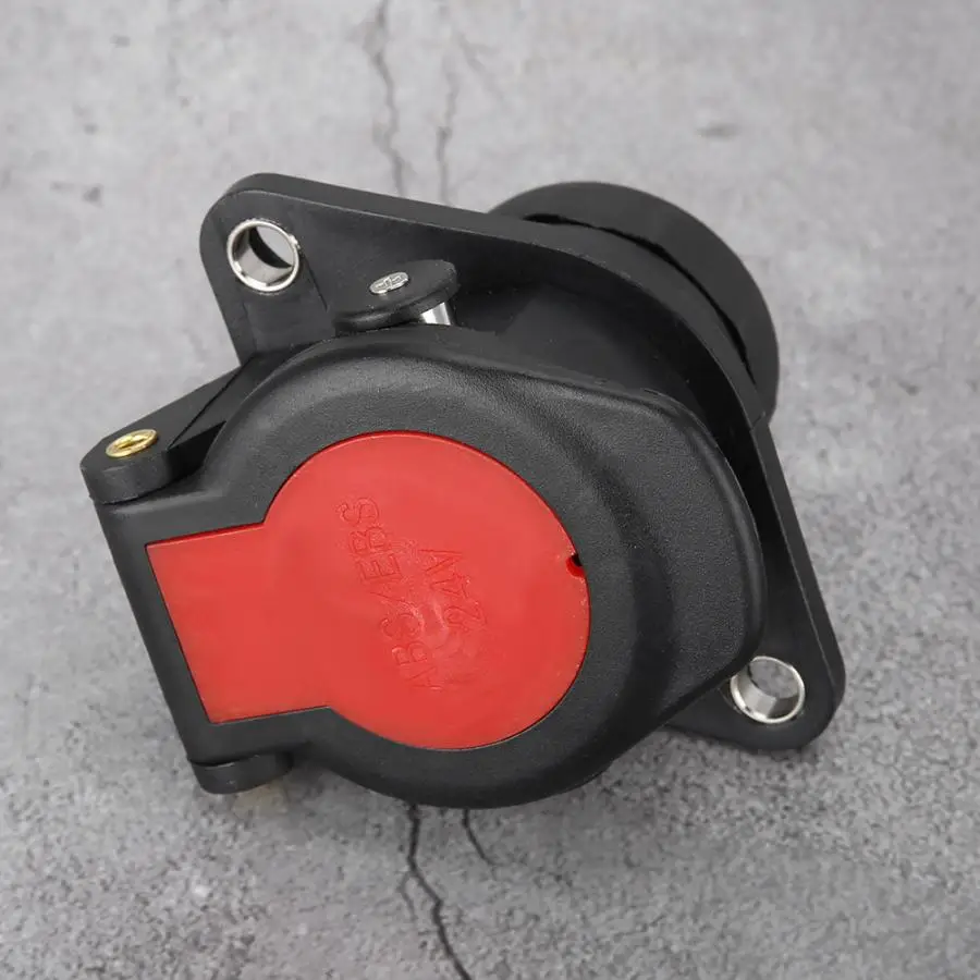 7 Pin Trailer Socket ABS Towing Connector Adapter for Car Trailer Truck Caravan 24V automobiles auto accessorie