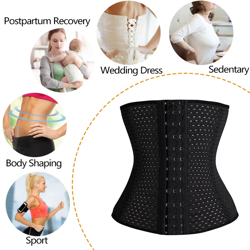 Женский тренажер для талии триммер пояс похудения корсеты послеродового