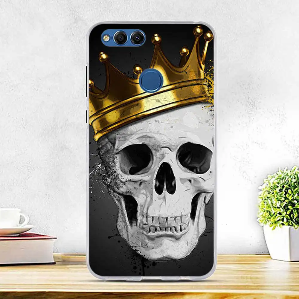 18 Чехол для Huawei Honor 7X, мягкий силиконовый чехол для Huawei Honor 7X, задняя крышка для Fundas Huawei Honor 7X7 X X7, чехлы для телефонов - Цвет: 18