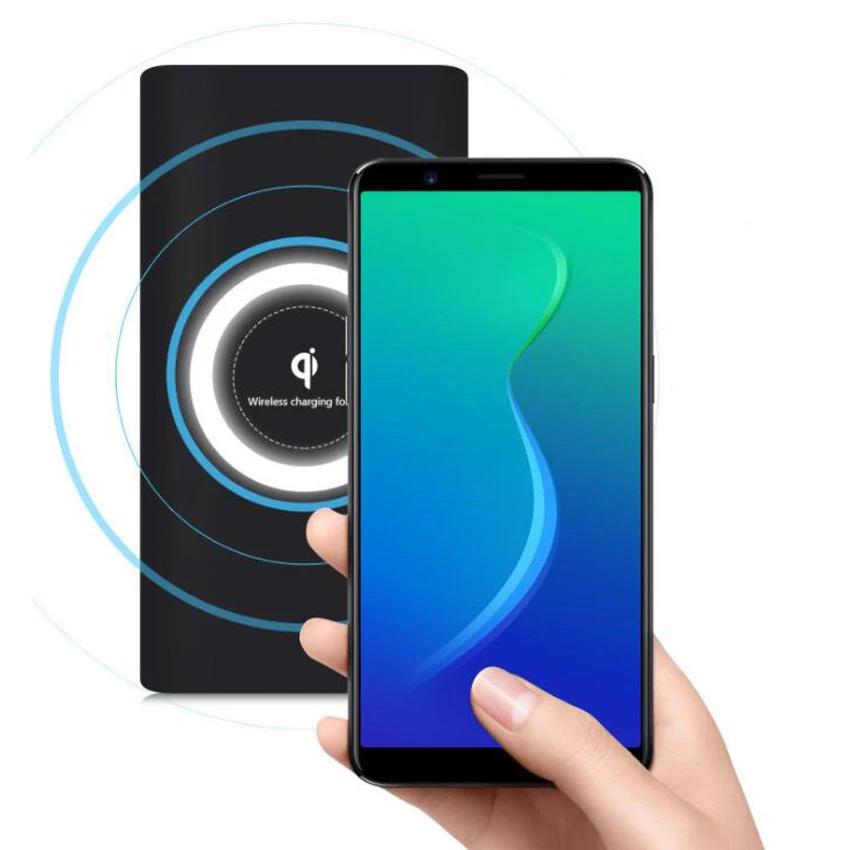 10000 мАч QI Беспроводное зарядное устройство для iPhone X 8 Samsung S9 S8 100 шт./лот|Зарядные