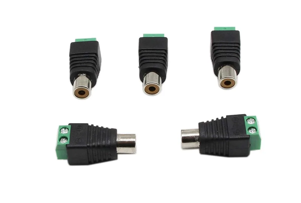 LBSC 5-Pack Phono RCA гнездо для AV винтовой терминал Аудио/Видео разъем адаптера |