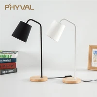table lamps for bedroom beside lamp led desk lights nordic simple bed lamp wood lights table lamps for living room night lights