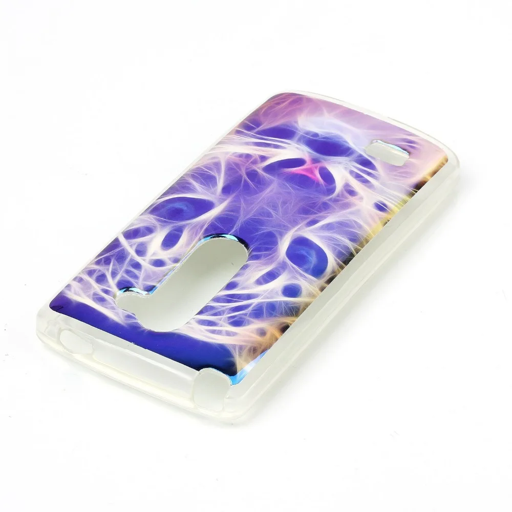 Qiaogle ТПУ Blu-Ray Case-M025/Тигр эскиз изображения для LG D337 Силиконовый Чехол |