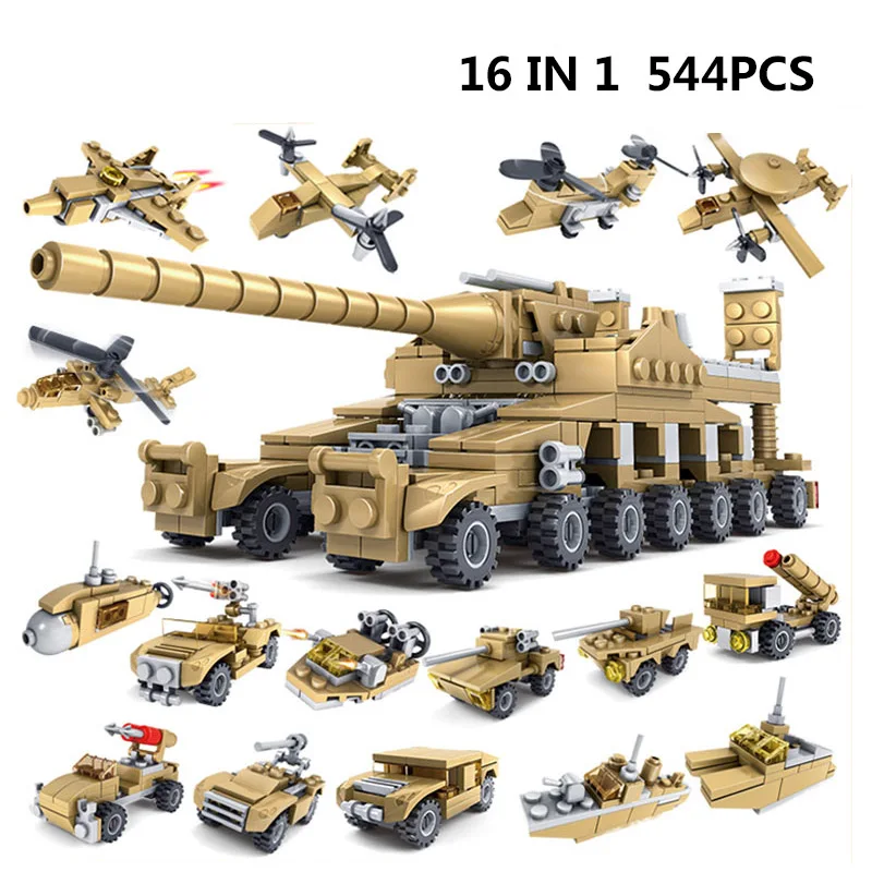 Модель военного танка строительные блоки армия ww2 panzer IV II T34 M1A2 Тигр немецкий m1a2