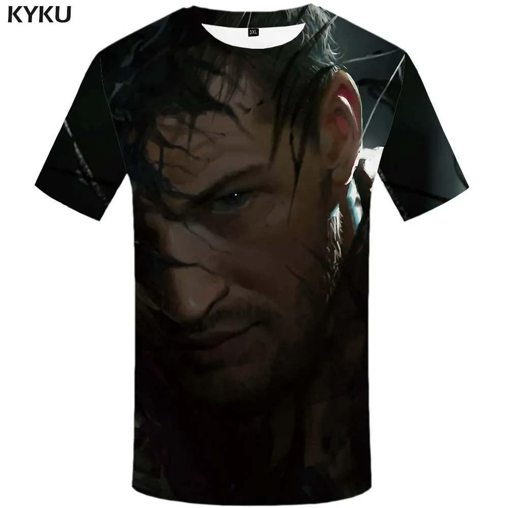 3d T-shirt 05 Забавные футболки Venom Футболка "Марвел" Для мужчин в стиле Мстителей футболки Повседневное в готическом стиле, футболка для ребенка с бойню футболки 3d короткий рукав в стиле «панк-рок» - Цвет: 3d T-shirt 05