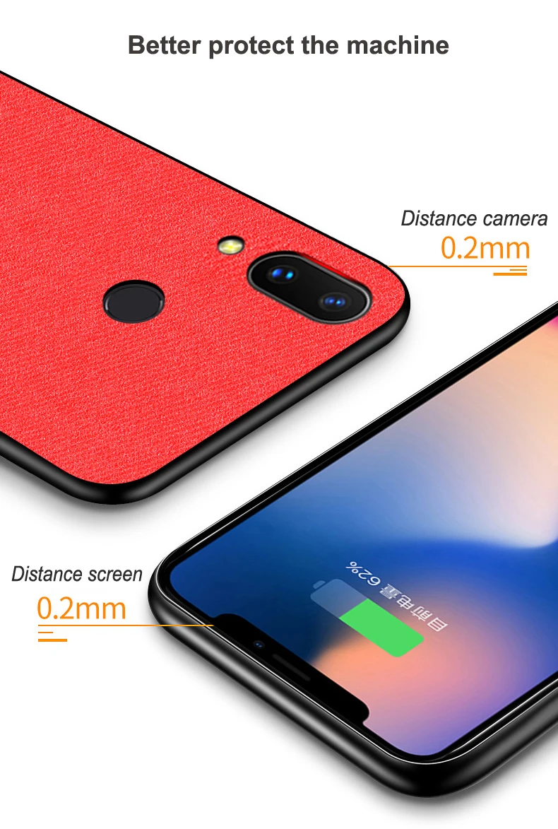 Huawei p20 p30 lite mate 20 pro nova 4 4e 3 3i случае ткань матовый Силиконовый из ТПУ чехол бампер